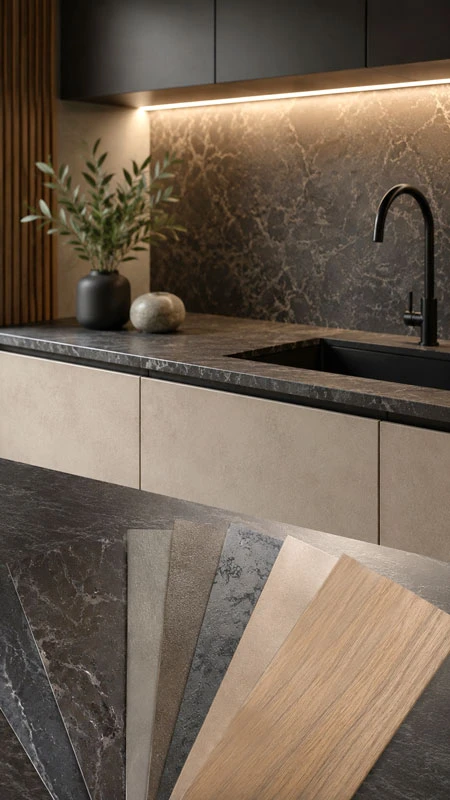 پنل بین کابینتی درخت سبز چوبینه